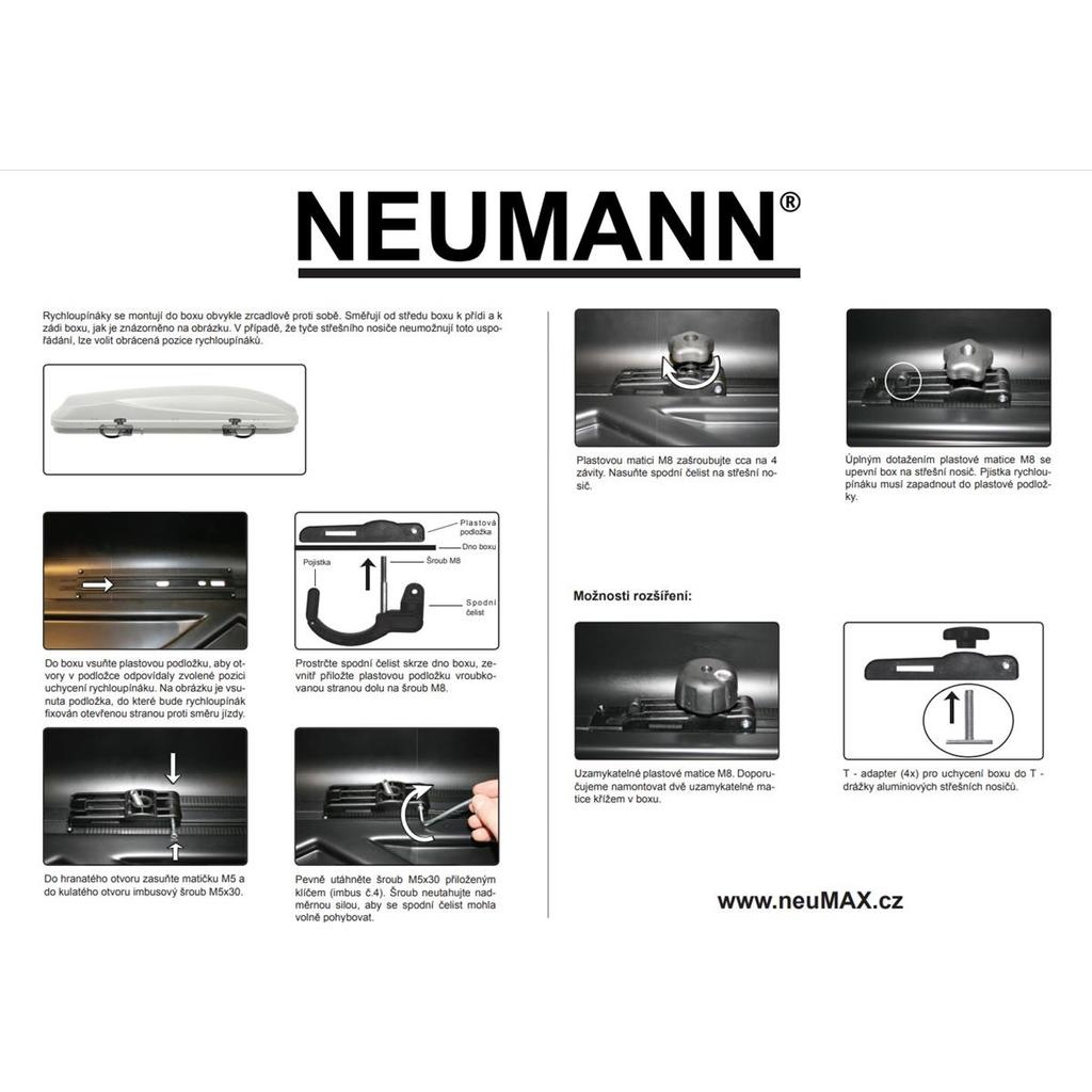 Roof boxes Accessories Neumann Complete mounting kit